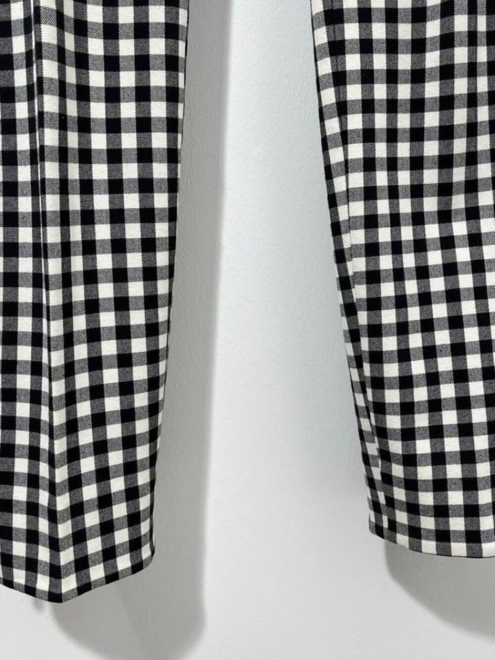 Talbots Chatham Ankle Black & White Gingham Plaid Neutral Corpcore Pant [Size 2] - Picture 8 of 10